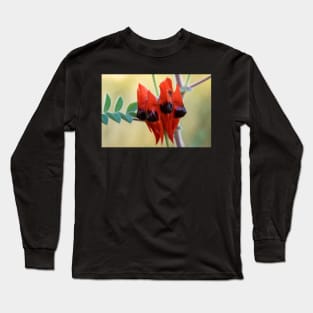 Sturt's Desert Pea, Alice Springs Long Sleeve T-Shirt